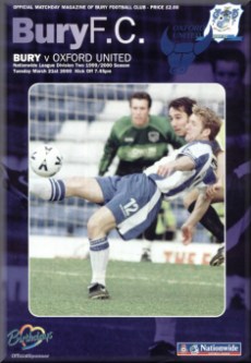 Bury V Oxford United